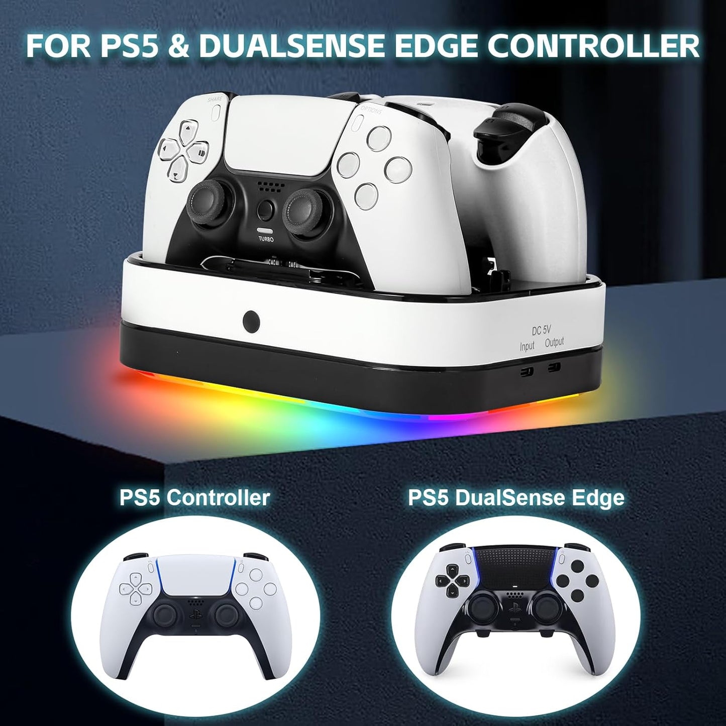 Dual Charging Base for PS5 Controler